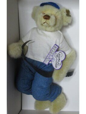 NIB Annette Funicello Jackie The Film Editor Designer Teddy Bear Jointed W/ COA